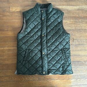 Quilted Vest Green Sm